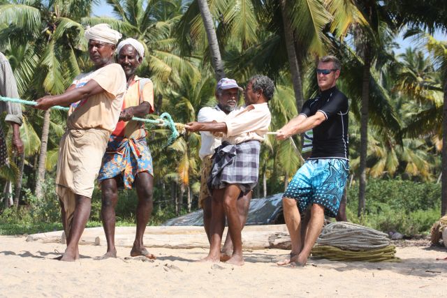 vissen voor het avondeten vissen voor het avondeten